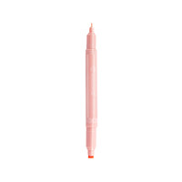 Tombow 蜻蜓 WS-PD 双头荧光笔 珊瑚色 单支装