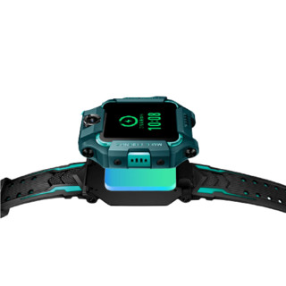 小天才 Z6 4G智能手表 1.41英寸 闪绿色表壳 闪绿色硅胶表带（拍摄、通话、GPS）