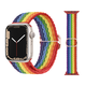 Damon Light Damon适用Apple Watch系列尼龙编织滑扣表带适配i watch系列 新款