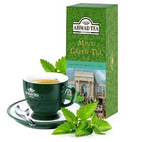 AHMAD 亚曼 茶AHMAD TEA摩洛哥薄荷绿茶25包*4盒+马克杯1个