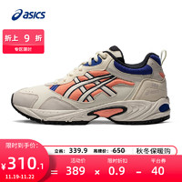 ASICS 亚瑟士 2021秋冬休闲鞋老爹鞋男鞋女鞋复古百搭运动鞋舒适时尚 GEL-100 TR 象牙白/粉色 37