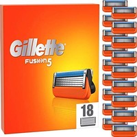 Prime会员：Gillette 吉列 Fusion 5 剃须刀片（18刀头装）