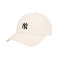 MLB 美国职棒大联盟 男女款棒球帽 32CP77 小标NY款 米色