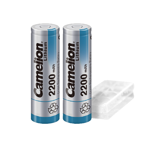 Camelion 飞狮 ICR18650-22BP1 锂充电电池 3.7V 2200mAh 2粒装