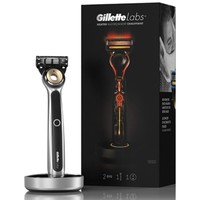Prime会员：Gillette 吉列 热感男士剃须旅行套装（剃须刀 + 2个刀片 + 充电座 + 充电式携行盒）