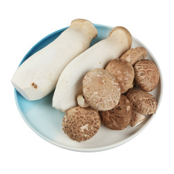 香菇杏鲍菇拼盘300g份火锅新鲜组合美味菇形饱满