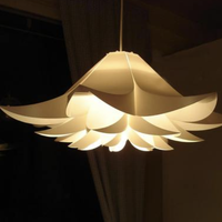 设计师的灯 创意艺术吧台单头百合花吊灯 大号