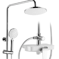 HEGII 恒洁 HMF908-333 多功能花洒套装 亮银色