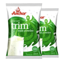 Anchor 安佳 新西兰进口脱脂奶粉 1kg*2袋（有赠品）