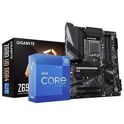 GIGABYTE 技嘉 Z690 UD DDR4 主板 Intel i5-12600K CPU处理器 板U套装