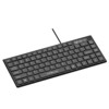 COOLXSPEED k1802 83键 有线薄膜键盘 黑色 无光