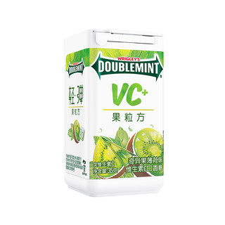 DOUBLEMINT 绿箭 果粒方 维生素C口香糖 奇异果薄荷味 35g