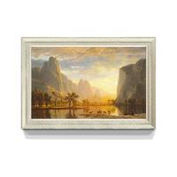 ZEN'S BAMBOO 橙舍 阿尔伯特 Albert Bierstadt《希望山谷》120x80cm 油画布 宫殿之花实木框