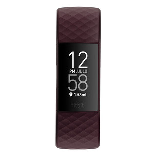 fitbit Charge 4 智能手环 玫瑰木色 硅胶表带 (蓝牙、GPS、心率)