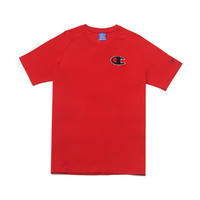 Champion 男女款圆领短袖T恤 213198 红色 L