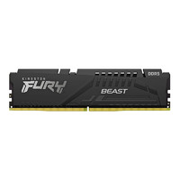 Kingston 金士顿 FURY Beast DDR5 5200MHz 台式机内存 马甲条 黑色 16GB DIMM-KF552C40BB-16