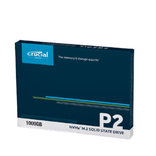 Crucial 英睿达 P2系列 NVMe M.2 固态硬盘 2TB (PCI-E3.0) CT2000P2SSD8