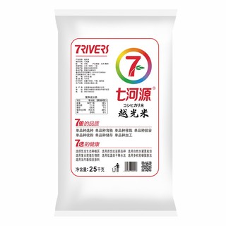 七河源 越光米 25kg 日本米种 寿司米 东北大米 大包装