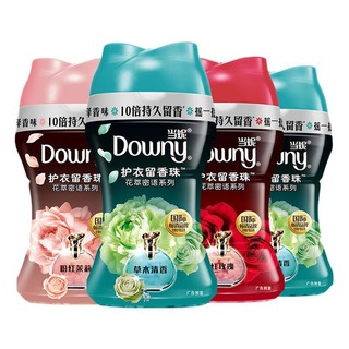 Downy 当妮 花萃密语系列 护衣留香珠 150g*4瓶 草木清香*2+红玫瑰+粉红茉莉