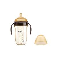 NEVS 大容量新生婴儿吸管奶瓶防胀气鸭嘴喝