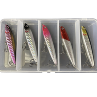 猫客路亚 路亚鱼饵 金色/紫色 10克 5只装