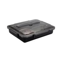 MAXCOOK 美厨 MCFT285 饭盒 5格 1.5L 黑色