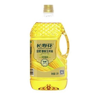 长寿花 金胚 精榨玉米油 1.5L*4桶