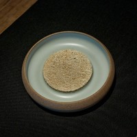 PLUS会员：SUYI 素以 茶具丝瓜垫 8cm 粗陶月白款带