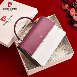 pierrecardin皮尔卡丹包包女包感恩节礼物单肩斜挎包风琴小包手提包