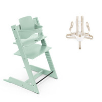 STOKKE 思多嘉儿 100124 婴儿Tripp Trapp成长椅+Baby Set套件+安全带 薄荷绿