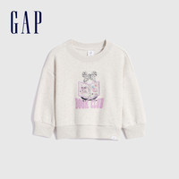 Gap 盖璞 女童抓绒卫衣