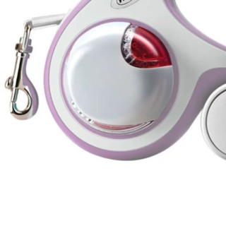 flexi 福莱希 外星人系列 时尚版 宠物牵引绳+LED灯+多功能盒 香芋紫