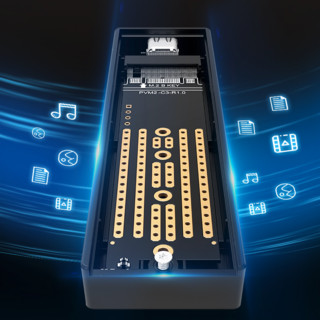 ORICO 奥睿科 M.2硬盘盒 USB 3.1 Type-C M2PF-M2PV+收纳包