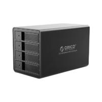 ORICO 奥睿科 磁盘阵列硬盘柜多盘位3.5英寸USB3.0 SATA机械硬盘移动外置盒子raid存储 全铝四盘位9548RU3