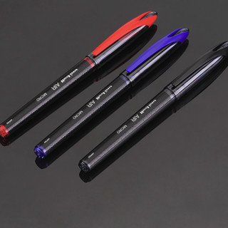 uni 三菱铅笔 UBA-188 拔帽中性笔 红色 0.7mm 单支装