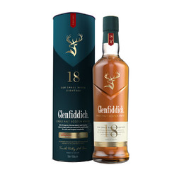 Glenfiddich 格兰菲迪 18年 单一麦芽 苏格兰威士忌 40%vol 700ml*2瓶
