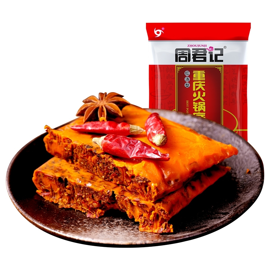 ZHOUJUNJI 周君记 红汤型 重庆火锅底料 400g