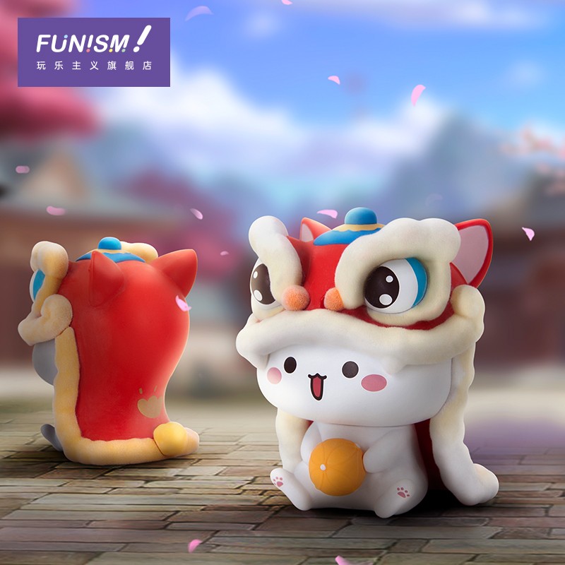 玩乐主义 funism 蜜桃猫3与爱相伴系列盲盒卡通动漫玩偶手办设计公仔