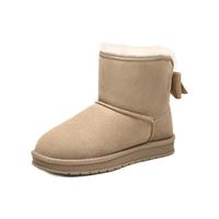 CAMEL 骆驼 女士短筒雪地靴 A14502647 卡其 38