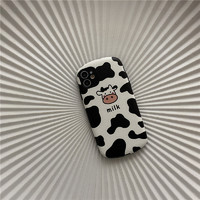 GYKZ 适用于苹果手机壳软硅胶个性创意卡通全包防摔女款可爱奶牛保护套