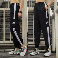 NIKE 耐克 女裤跑步训练健身舒适透气休闲梭织收口长裤 CJ7347-010