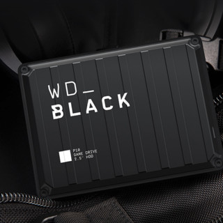 Western Digital 西部数据 WD_Black P10系列 2.5英寸Micro-B便携移动机械硬盘 5TB 黑色 USB3.0 WDBA3A0050BBK