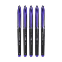 uni 三菱铅笔 UBA-188 拔帽中性笔 蓝色 0.5mm 5支装