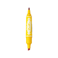 ZEBRA 斑马牌 MO-150 大双头记号笔 黄色