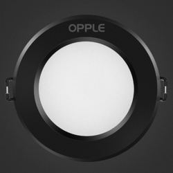 OPPLE 欧普照明 LED嵌入式筒灯 黑色 十只装