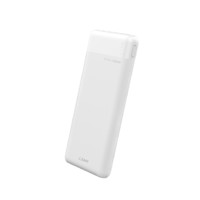 京东京造 JP221 超薄款 移动电源 白色 10000mAh Type-C/Micro-B 18W 双向快充