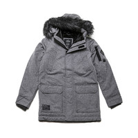 HOLLISTER 霍利斯特 男士连帽棉服 332J2170 浅灰色 M