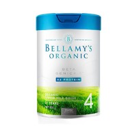 PLUS会员：BELLAMY'S 贝拉米 A2系列 白金版 有机儿童奶粉 澳版 4段 800g