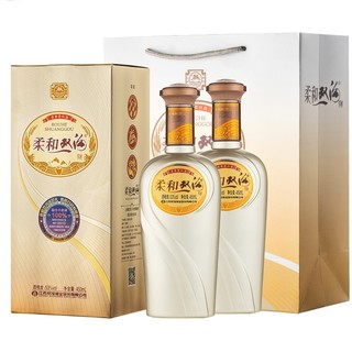 双沟 柔和 银精品 53%vol 浓香型白酒 450ml*2瓶 双支装