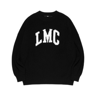 LMC 男士圆领针织衫 黑色 M